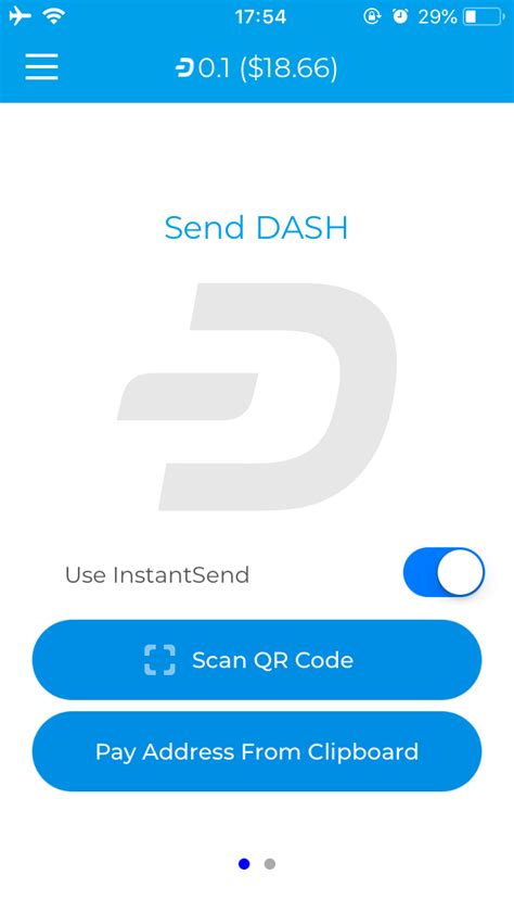 dash ios wallet.